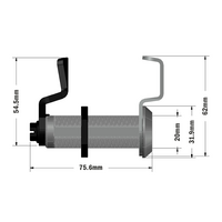 53-020-0 MODULAR SOLUTIONS HANDLE W/ 10MM HEX